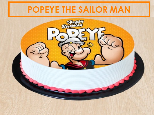Popeye the Sailor Man - Decorated Cake by simplykat01 - CakesDecor